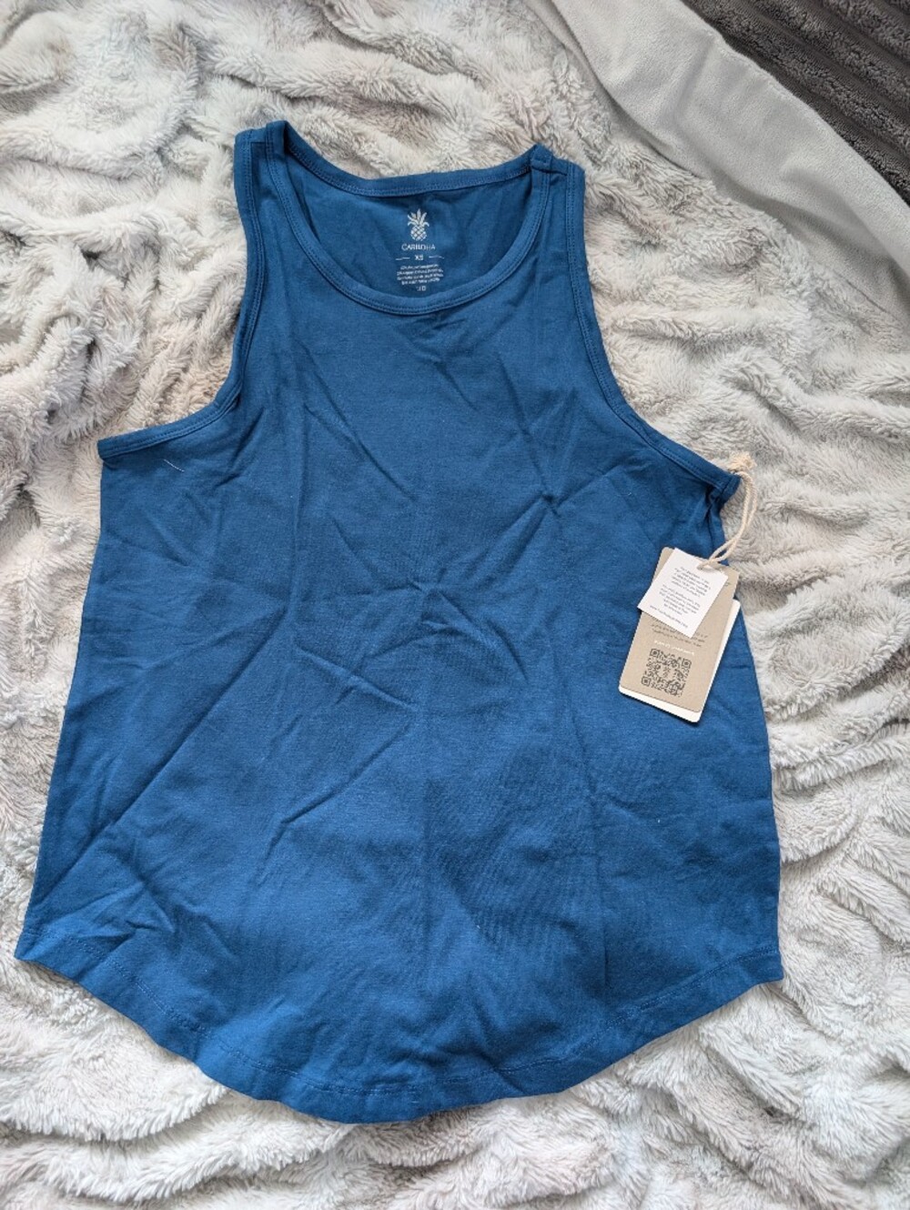 Cariloha Blue Bamboo Tank Top